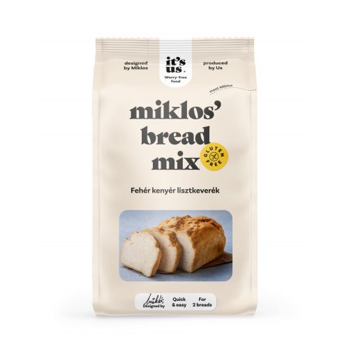 It's us Miklos' kenyér gluténmentes lisztkeverék (GLX Fehér) 500 g