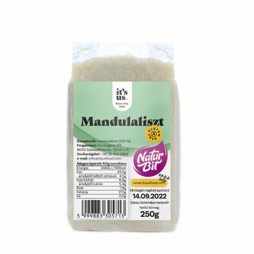 It's us gluténmentes Naturbit Mandula liszt 250 g