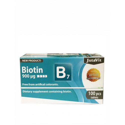JutaVit Biotin (B7) 900µg 100x 