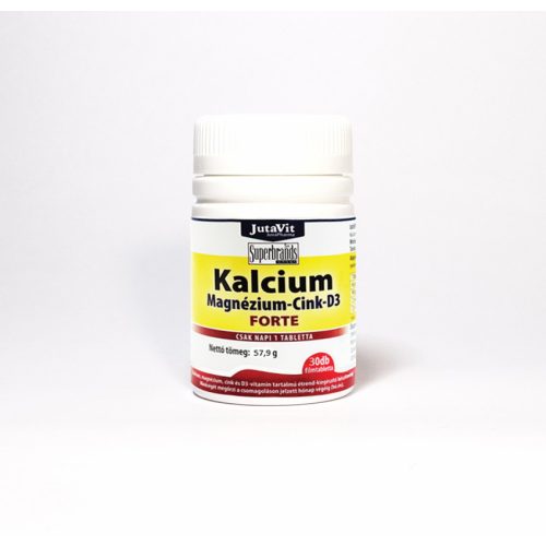 JutaVit Kalcium-Magnézium-Cink+D3 Forte  30x      