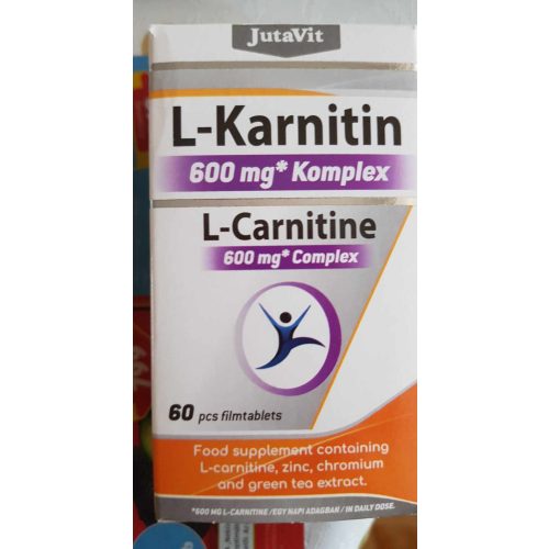 JutaVit L-Karnitin 600mg komplex 60x