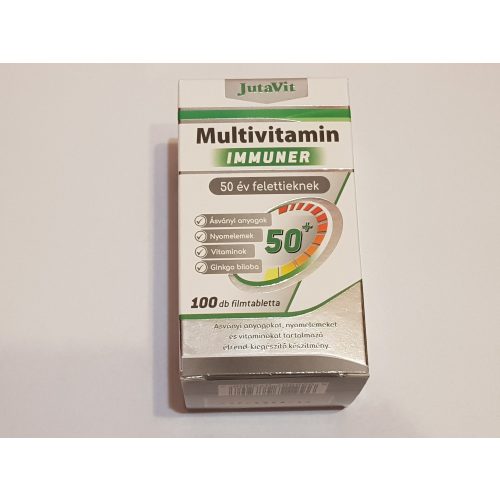 JutaVit Multivitamin felnőtteknek immuner 50+ 100 DB (50 éven felülieknek)