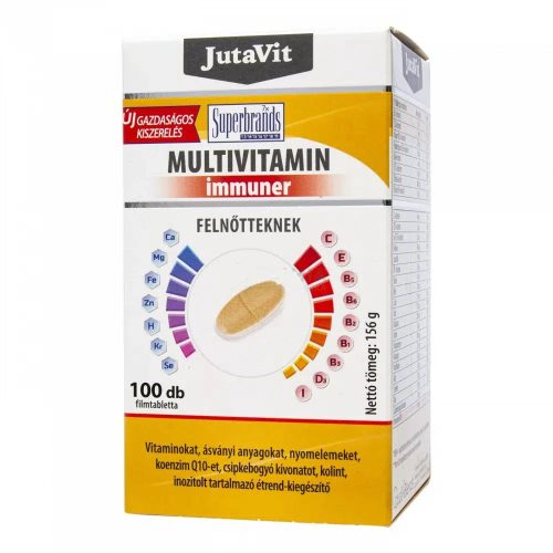 JutaVit Multivitamin immuner felnőtteknek 100 DB