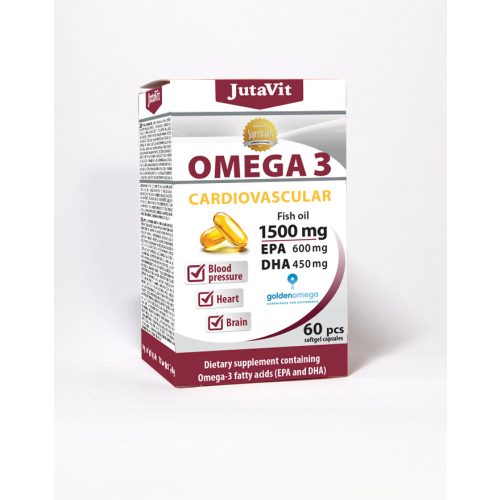 JutaVit Omega-3 Cardiovascular 1500mg 60x É-K.