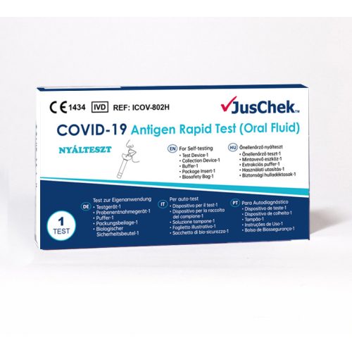COVID-19 Antigen JusChek Nyálteszt (1db)