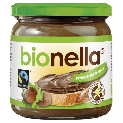 BionRapunzel bio Bionella mogyorós nugátkrém  400gella--mogyoros--nugatkrem--400g