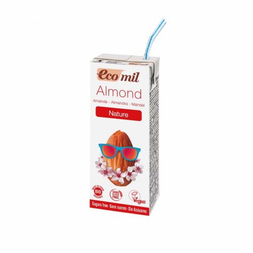 Ecomil bio mandulaital hozzáadott édesitő nélkül 200 ml