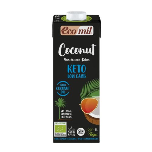 Ecomil BIO Keto Kókuszital cukormentes 1l